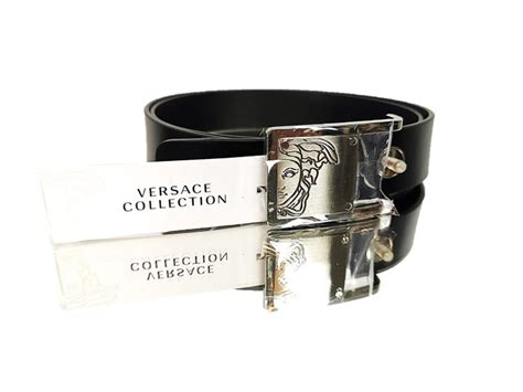 versace collection cintura nero|VERSACE COLLECTION .